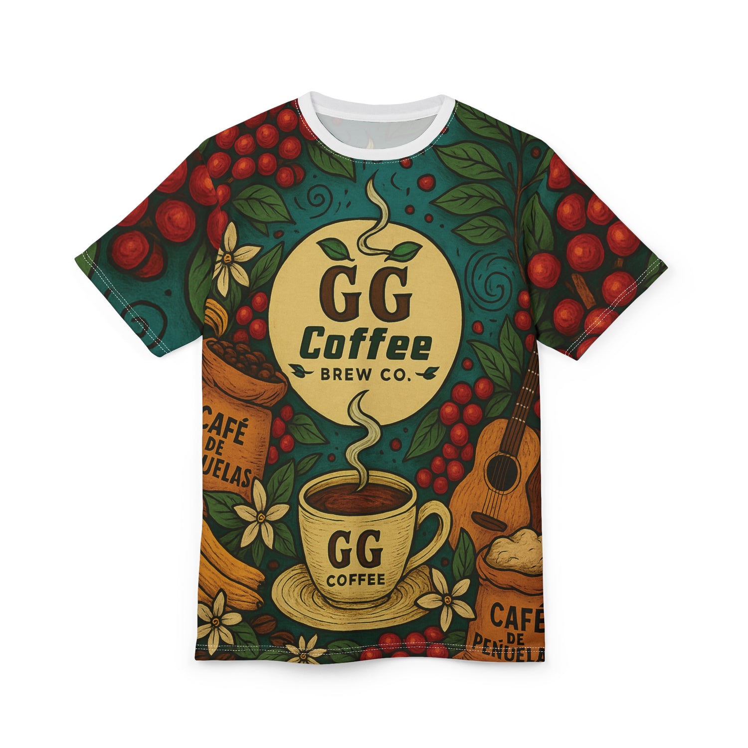 GG Coffee Brew Co. All-Over Print Tee