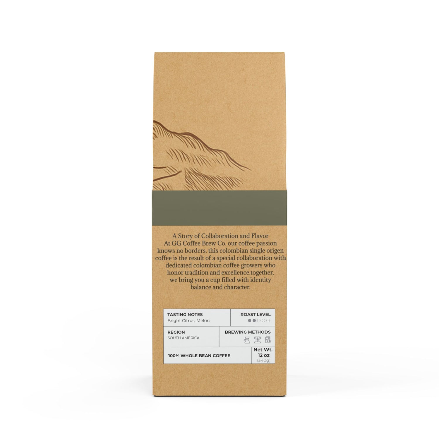 Colombia Single Origin Coffee (Light-Medium Roast)