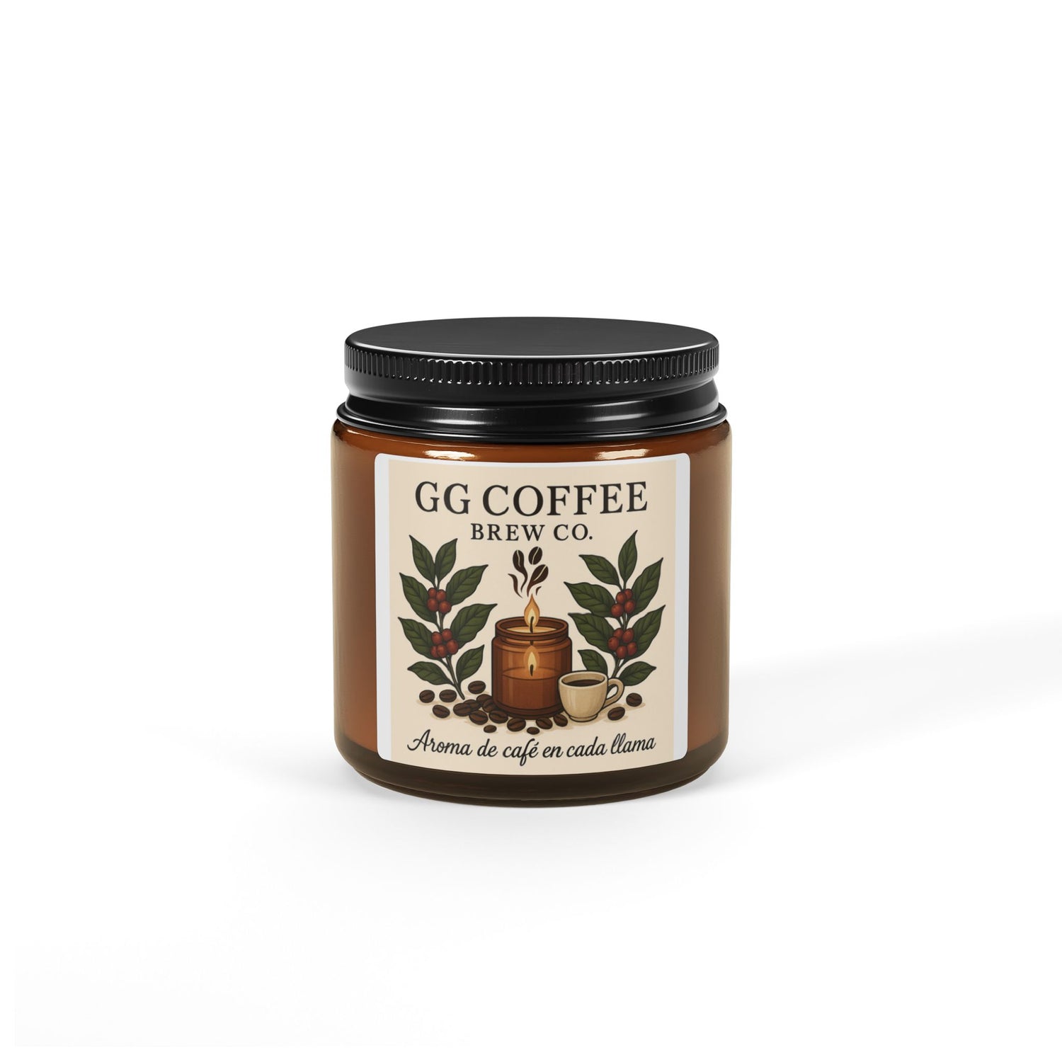Coffee Aroma Scented Soy Candle - Warm Ambiance, Cozy Home Decor, Great for Gifts, Aromatherapy, Coffee Lovers