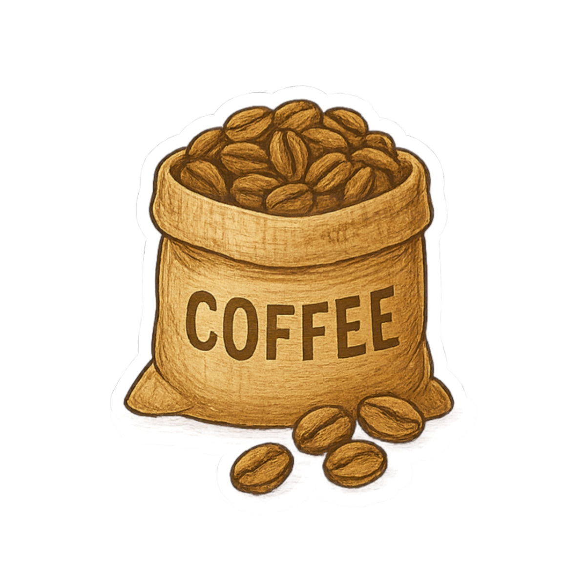 Coffee Lover's Kiss-Cut Stickers | Perfect for Laptops, Notebooks, Mugs, Gifts, Home Decor