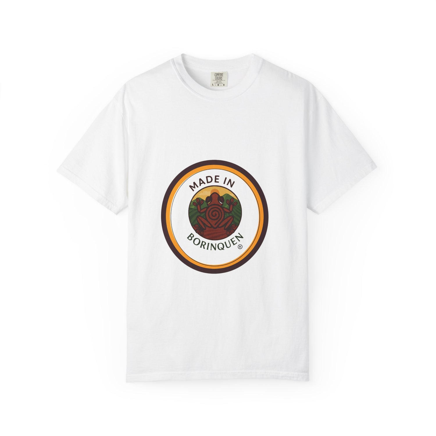 Borinquen Pride T-Shirt - Garment-Dyed Unisex Tee, Casual Wear, Gift for Him/Her, Cultural Celebration, Travel Souvenir