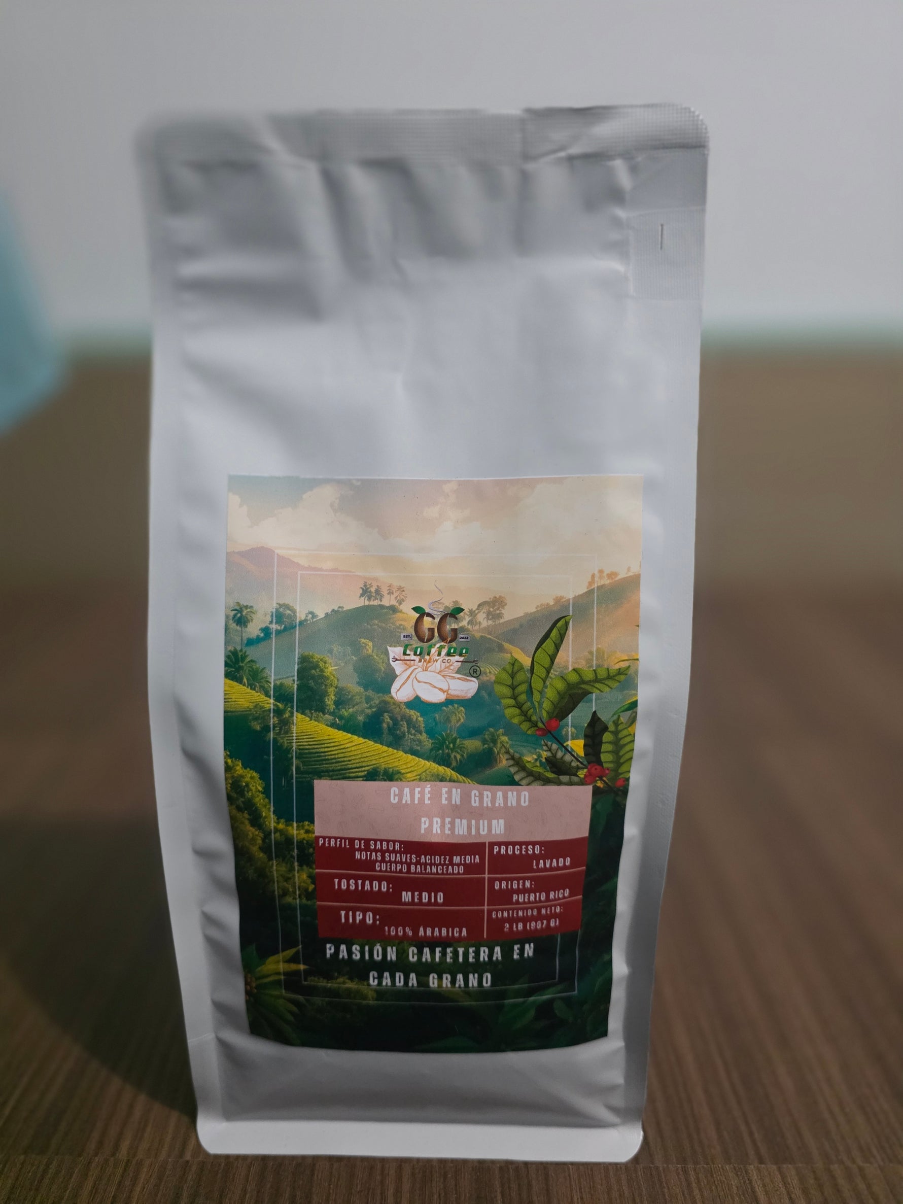 GG Brew Whole Bean Coffee – XL 2 lbs of Premium Coffee