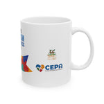 Autism Awareness Mug with puzzle heart design celebrating neurodiversity and inclusion.