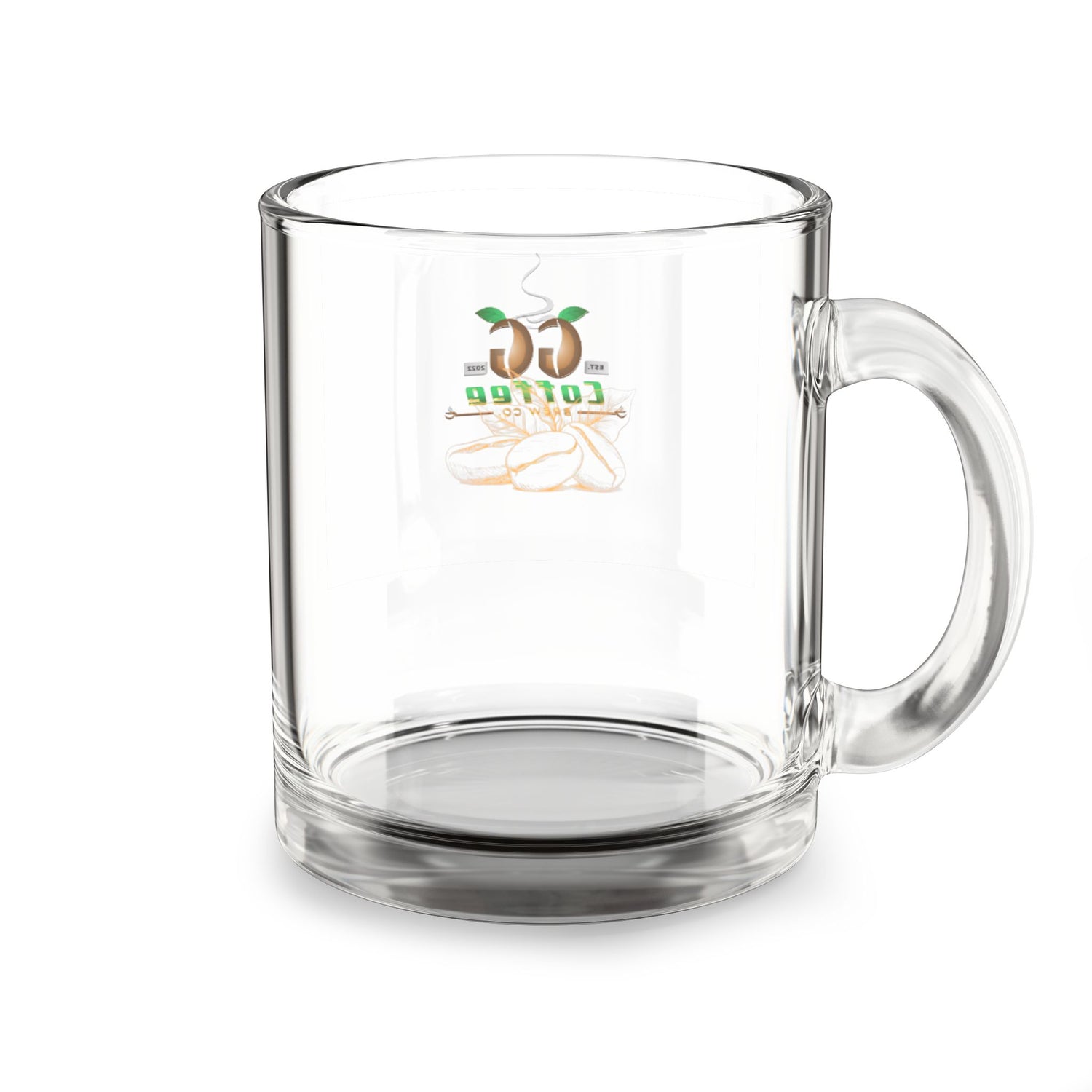 Personalized 10oz Glass Mug, Custom Drinkware for Coffee, Tea Lovers, Perfect for Gifts, Weddings, Parties, or Everyday Use