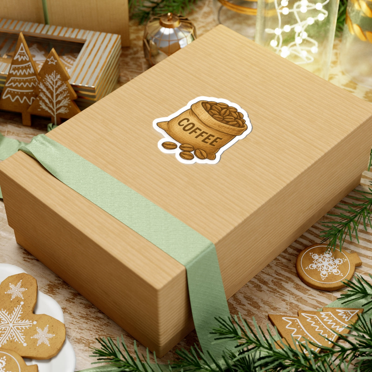 Coffee Lover's Kiss-Cut Stickers | Perfect for Laptops, Notebooks, Mugs, Gifts, Home Decor