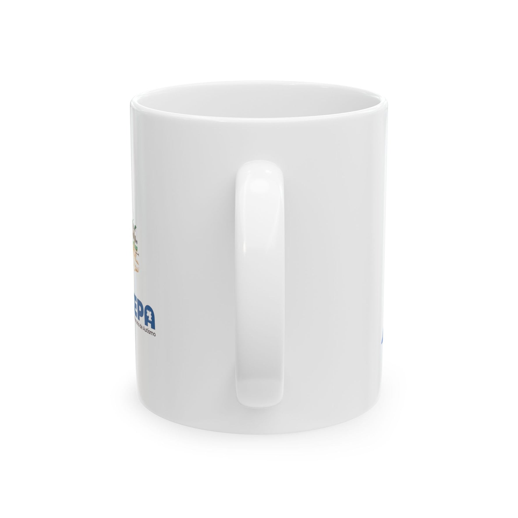 Autism Awareness Mug – Puzzle Heart Ceramic Cup highlighting inclusion and neurodiversity.