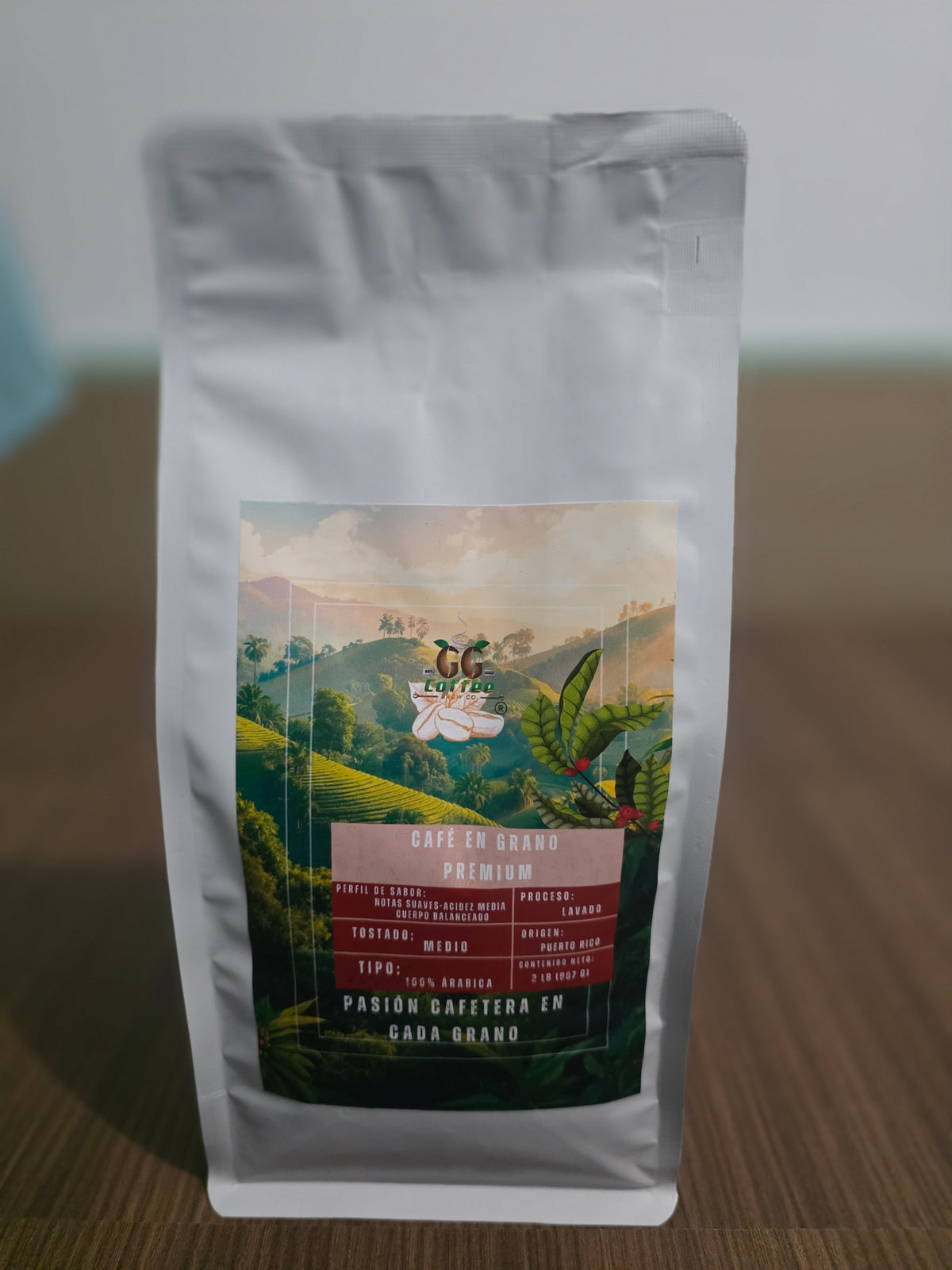 GG Brew Café en Grano XL 2 lbs – café premium puertorriqueño recién tostado
