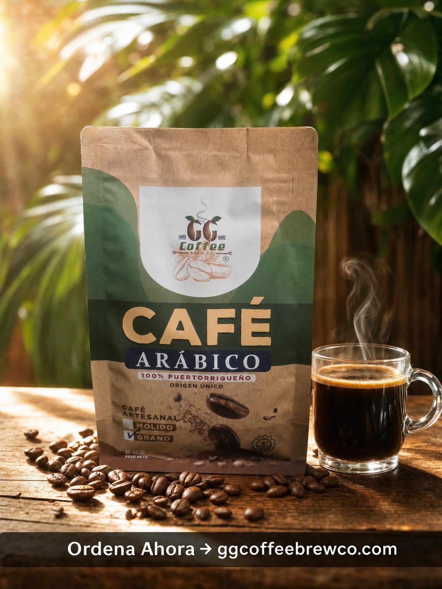 Granos de café Arábica Premium – Café fresco y aromático de calidad